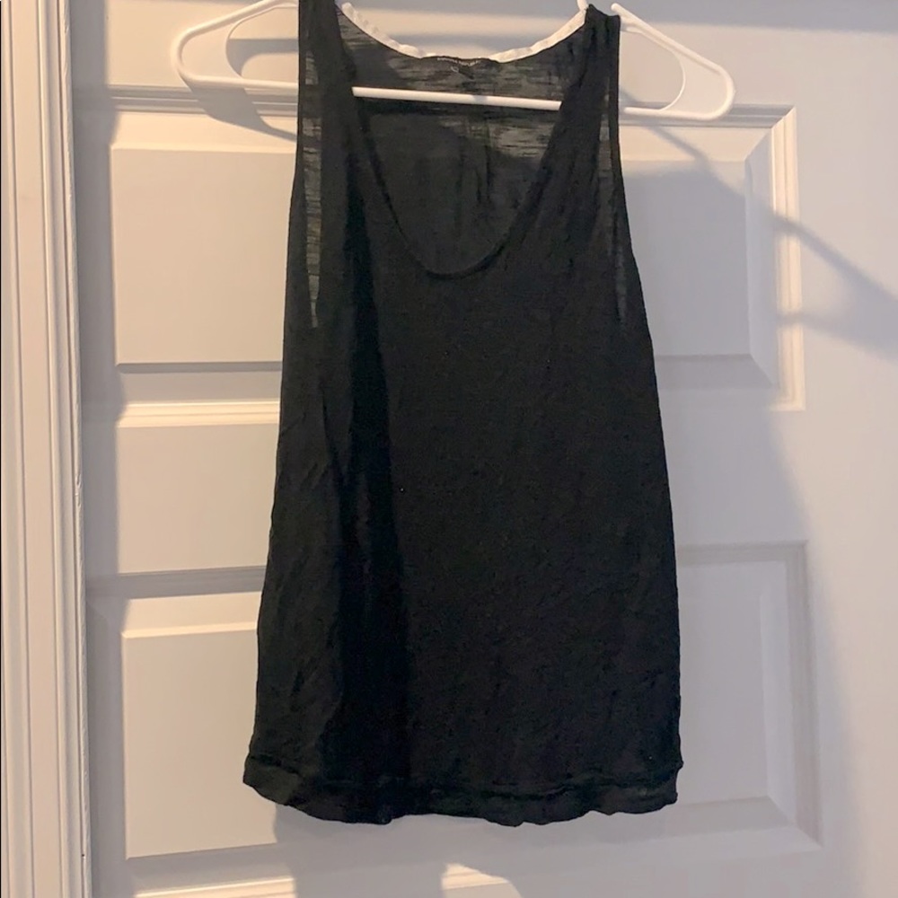Banana Republic paper thin black tank